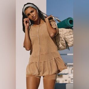 Free People Movement ~Elements Set ~ XS ~ Tan/Camel ~ * NWT *